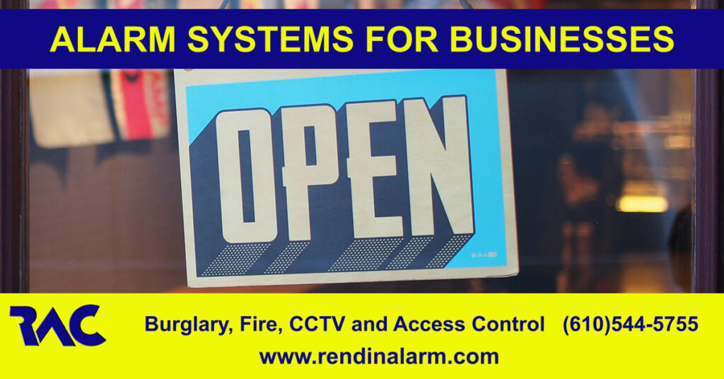 Alarm system for business