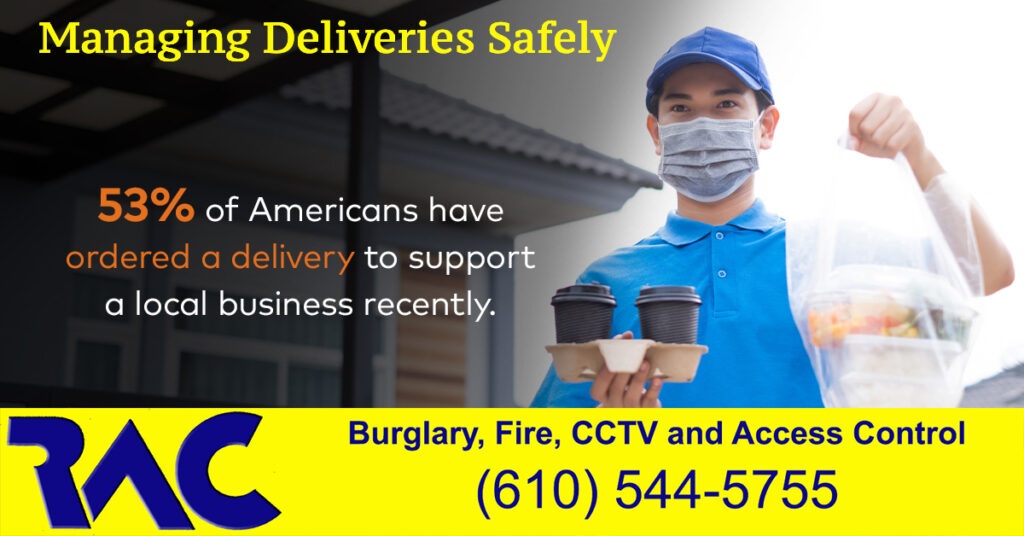 managing Deliveries Safely, Rendin Alarm, Alarm Systems Delco
