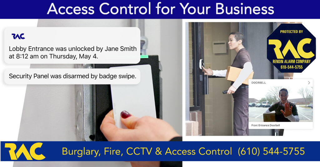 Access Control for Business, Alarm Systems, Alarm Company Morton PA
